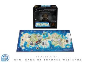 4D Mini Game Of Thrones: Westeros (Mini) Game of Thrones 4D Puzzle By 4D Cityscape Inc.