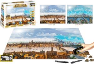Scratch OFF History Puzzle: London London Jigsaw Puzzle By 4D Cityscape Inc.