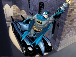Lenticular Batman Soaring Batman Jigsaw Puzzle By 4D Cityscape Inc.