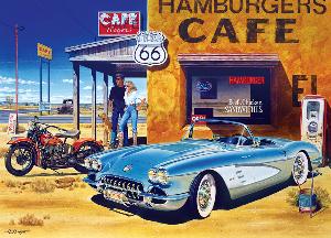 Route 66 Café Americana Jigsaw Puzzle By MasterPieces