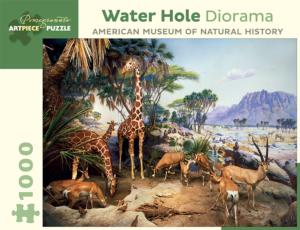 Water Hole Diorama Landscape Jigsaw Puzzle By Pomegranate
