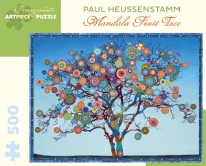 Mandala Fruit Tree Graphics / Illustration Jigsaw Puzzle By Pomegranate