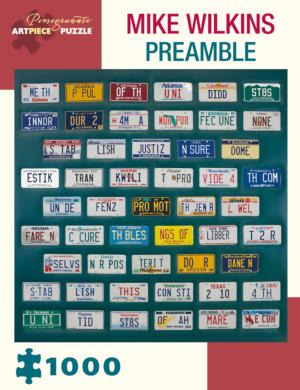 Preamble Pattern / Assortment Jigsaw Puzzle By Pomegranate