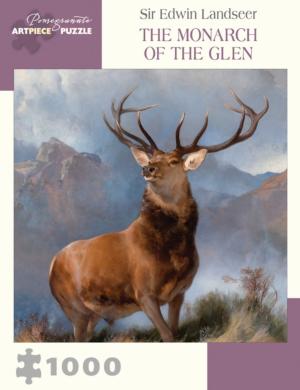 Monarch of the Glen Forest Animal Jigsaw Puzzle By Pomegranate