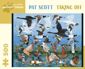 Taking Off Birds Jigsaw Puzzle By Pomegranate