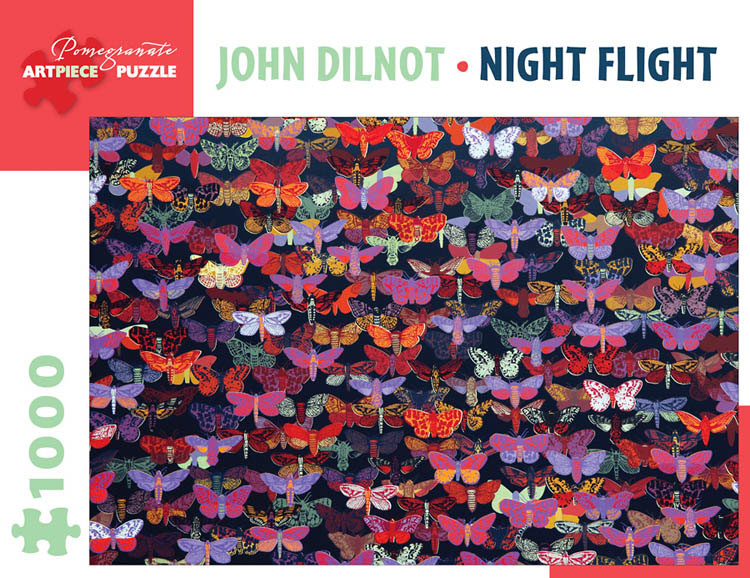 Night Flight Contemporary & Modern Art Jigsaw Puzzle By Pomegranate