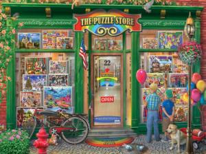 The Puzzle Store Shopping Jigsaw Puzzle By White Mountain