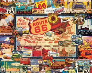 Route 66 United States Jigsaw Puzzle By White Mountain
