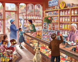 Old Candy Store Sweets Jigsaw Puzzle By White Mountain