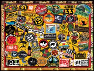California Craft Beer Drinks & Adult Beverage Jigsaw Puzzle By White Mountain