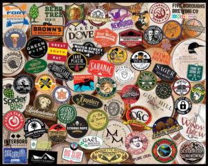NY Craft Beers Drinks & Adult Beverage Jigsaw Puzzle By White Mountain