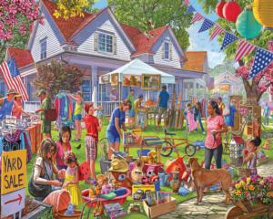 Yard Sale Around the House Jigsaw Puzzle By White Mountain
