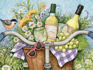 Garden Cheers Bicycles Jigsaw Puzzle By Lang