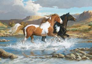 Stream Canter Lakes / Rivers / Streams Jigsaw Puzzle By Lang