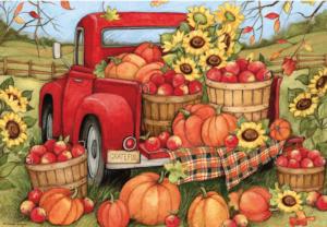 Truckin' Along Vehicles Jigsaw Puzzle By Lang