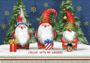 Gnome Christmas Jigsaw Puzzle By Lang