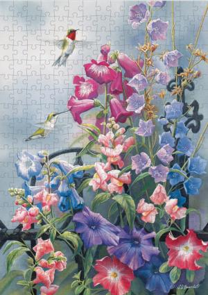 Hummingbirds Flower & Garden Jigsaw Puzzle By Lang