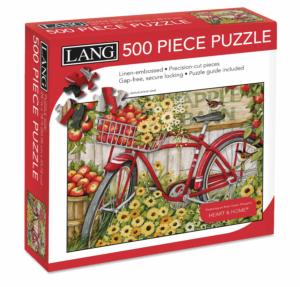 Orchard Bicycle Bicycle Jigsaw Puzzle By Lang