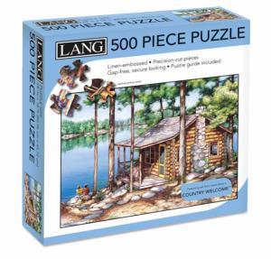 Tranquility Camping Jigsaw Puzzle By Lang
