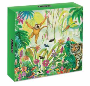 Lush Life Luxe Jungle Animals Jigsaw Puzzle By Lang