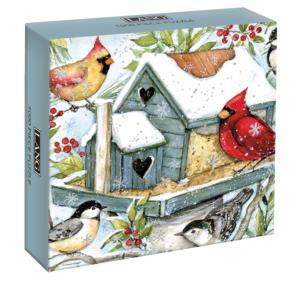 Winter Birds Christmas Jigsaw Puzzle By Lang