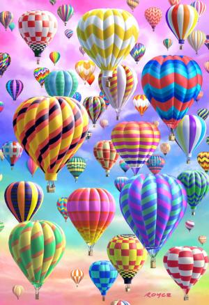 Super Deep 3D - Balloon Magic Hot Air Balloon 3D Puzzle By RoseArt