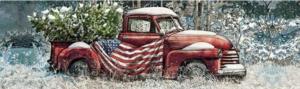 Flag Truck Vehicles Panoramic Puzzle By Lang
