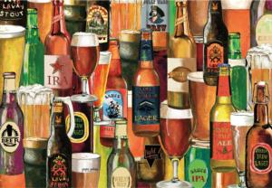 Crafted Brews Collage Jigsaw Puzzle By Lang
