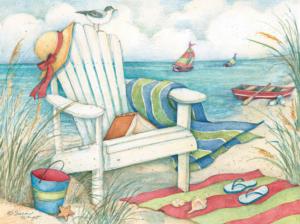 Just Beachy Seascape / Coastal Living Jigsaw Puzzle By Lang