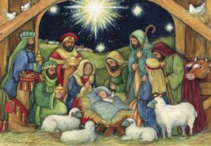 Nativity Christmas Jigsaw Puzzle By Lang