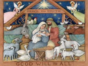 Good Will To All Christmas Jigsaw Puzzle By Lang
