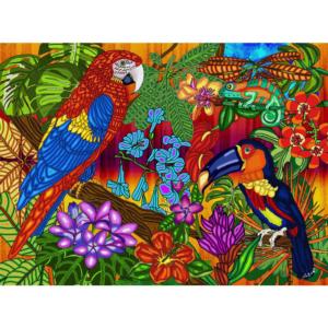 Tropics - Scratch and Dent Flower & Garden Jigsaw Puzzle By Jacarou Puzzles
