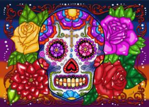 Las Calavares Day of the Dead Jigsaw Puzzle By Jacarou Puzzles