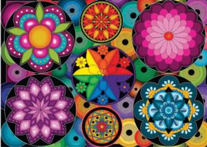Colour Frenzy Pattern & Geometric Jigsaw Puzzle By Jacarou Puzzles