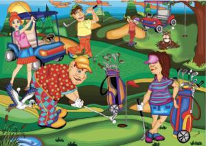 Tee Time  Sports Jigsaw Puzzle By Jacarou Puzzles
