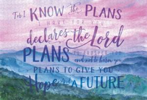 Know the Plans Inspirational Jigsaw Puzzle By Paper House Productions