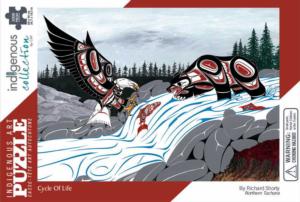 Cycle of Life Lakes & Rivers Jigsaw Puzzle By Indigenous Collection