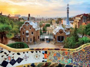 Park Guell In Barcelona - Scratch and Dent Spain Jigsaw Puzzle By Karmin International