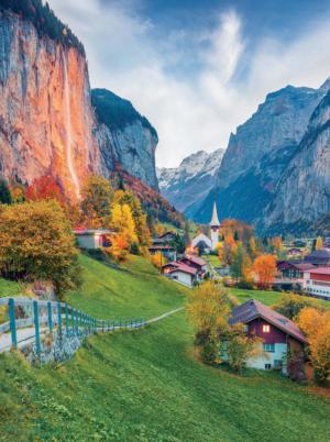 Swiss Alps, Bernese Oberland Europe Jigsaw Puzzle By Karmin International
