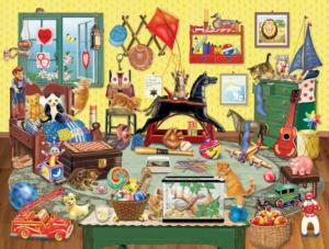 Fun In Bobby's Room Around the House Jigsaw Puzzle By Karmin International