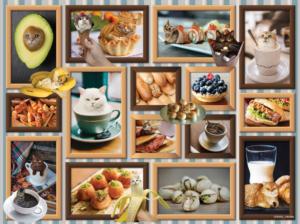 Foodie Cats Collage Jigsaw Puzzle By Karmin International