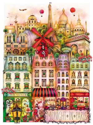 Midnight In Paris Paris & France Jigsaw Puzzle By Karmin International