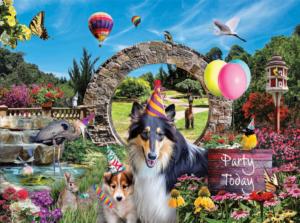 Party Today Dogs Jigsaw Puzzle By Karmin International