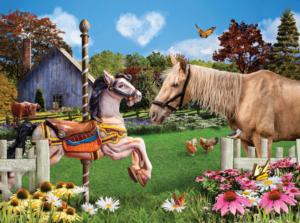 The New Kid Horse Jigsaw Puzzle By Karmin International