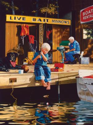 Lil' Angler Lakes & Rivers Jigsaw Puzzle By Karmin International