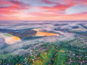 Incredible Summer Sunrise, Ukraine Landscape Jigsaw Puzzle By Karmin International