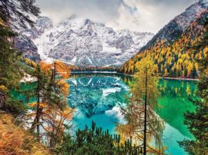 Braies Lake, Italy Lakes & Rivers Jigsaw Puzzle By Karmin International