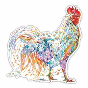 Rooster Wooden Jigsaw Puzzle By Karmin International