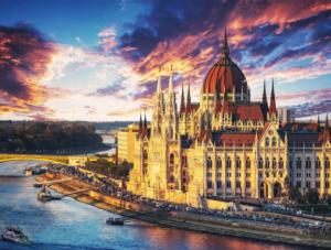 Parliament In Budapest, Hungary Large Piece By Karmin International