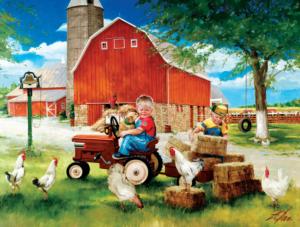Country Kids Farm Jigsaw Puzzle By Karmin International